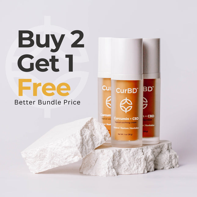 CurBD Topical Soothing Cream Bundle